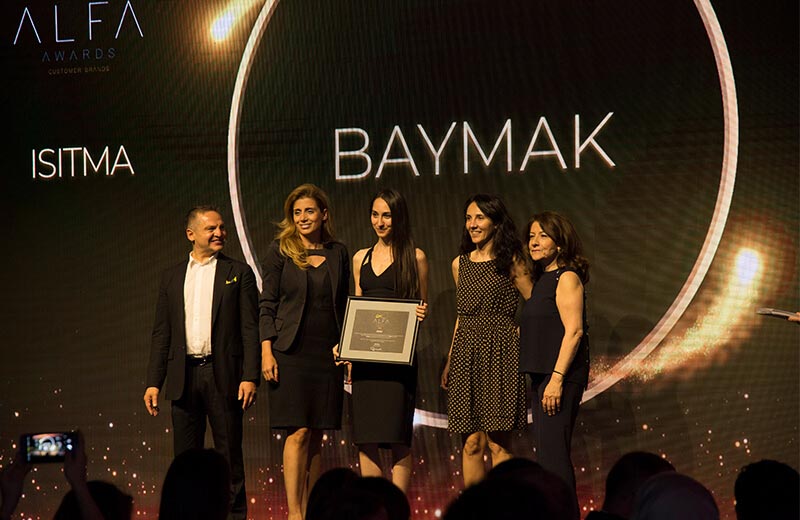 BAYMAK’A, A.L.F.A AWARDS’TAN ÖDÜL